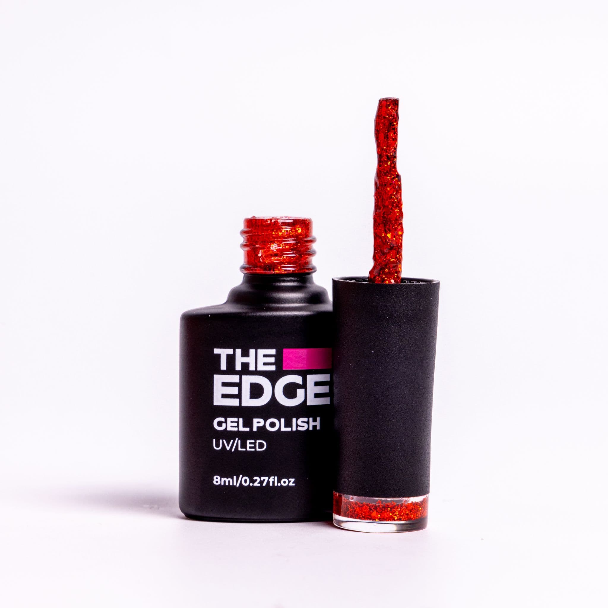 The Edge The Red Glitter Gel Polish 8ml
