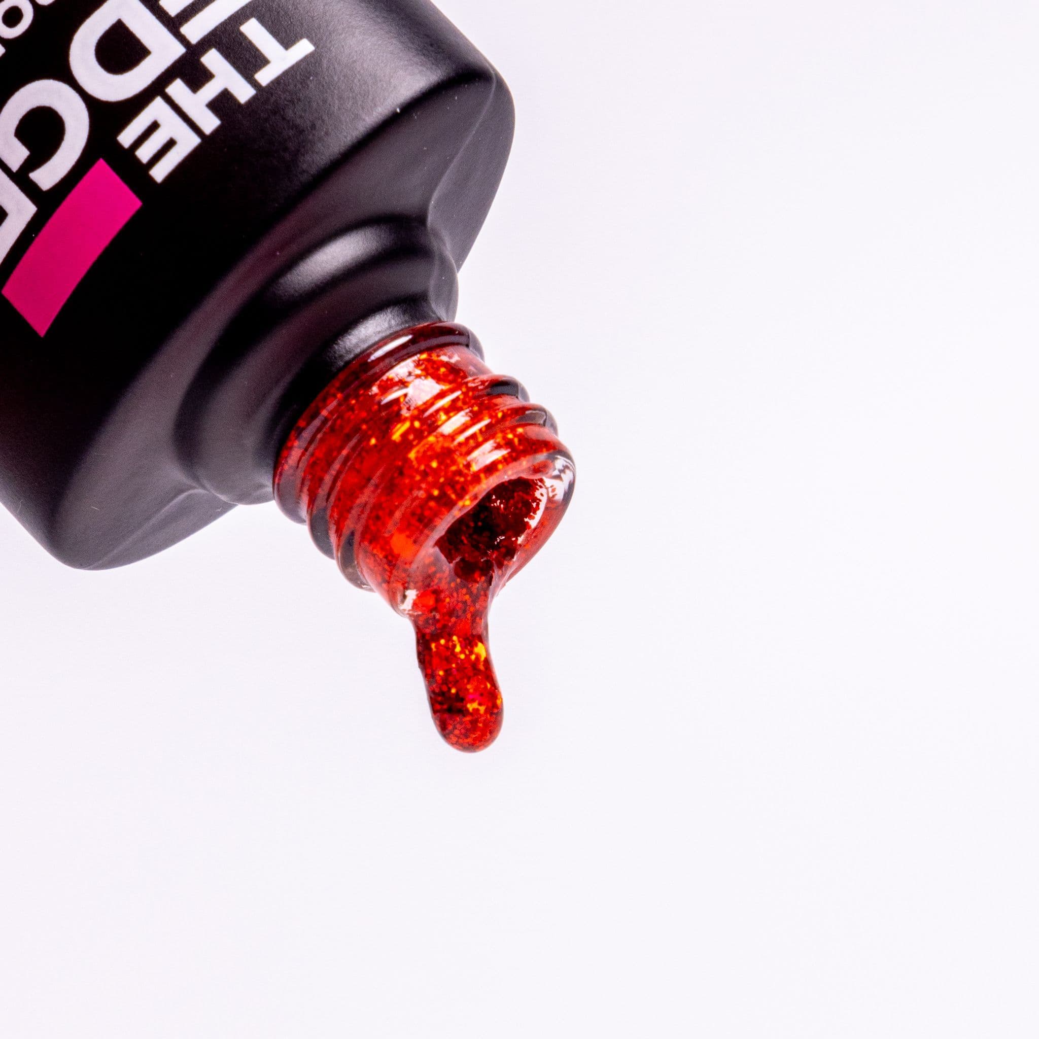 The Edge The Red Glitter Gel Polish 8ml