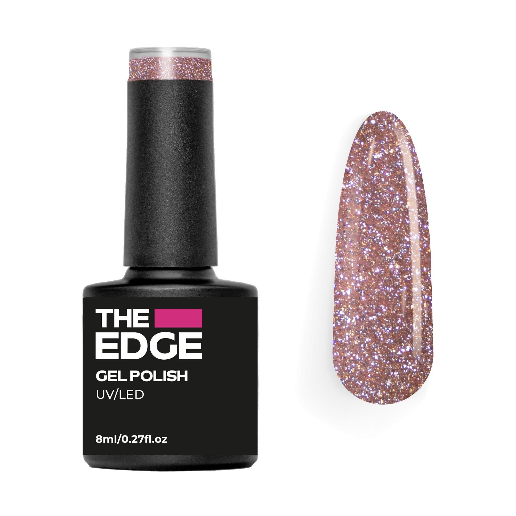 The Edge The Reflective Rose Gold (FX) Gel Polish 8ml
