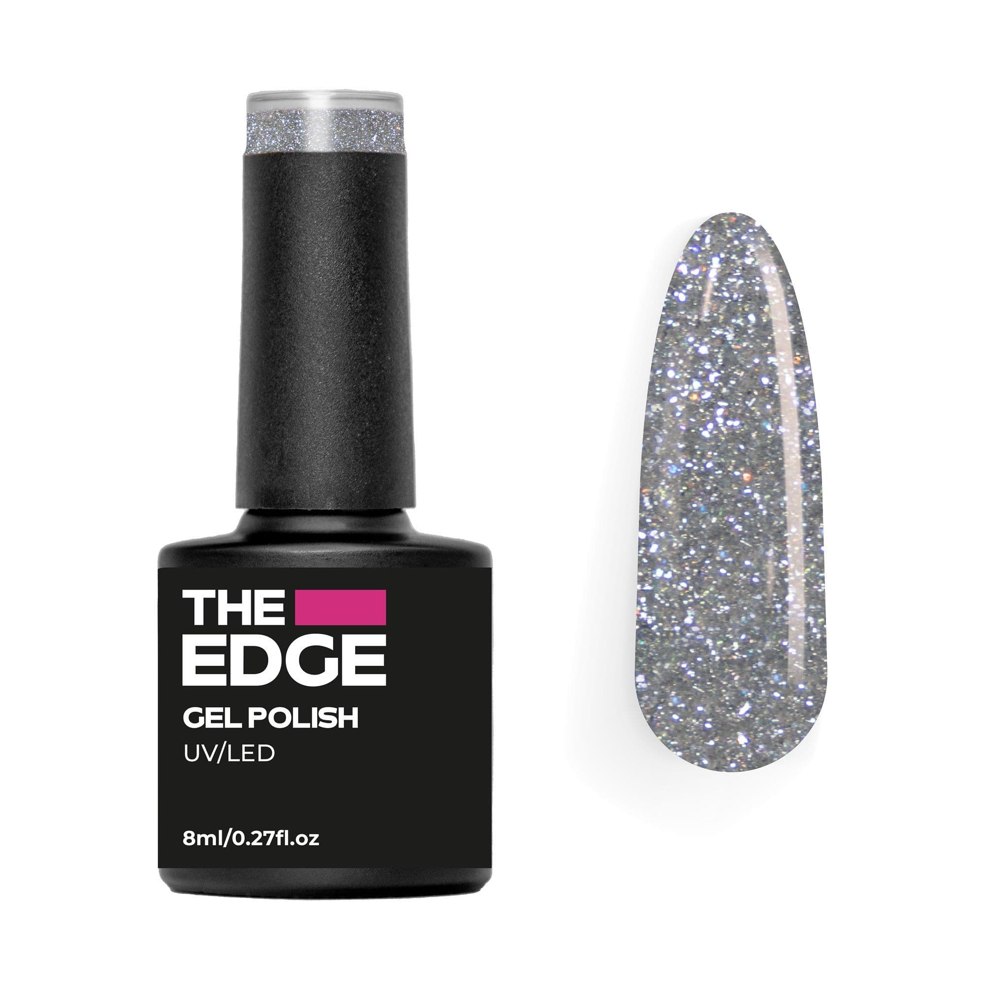The Edge The Reflective Silver (FX) Gel Polish 8ml