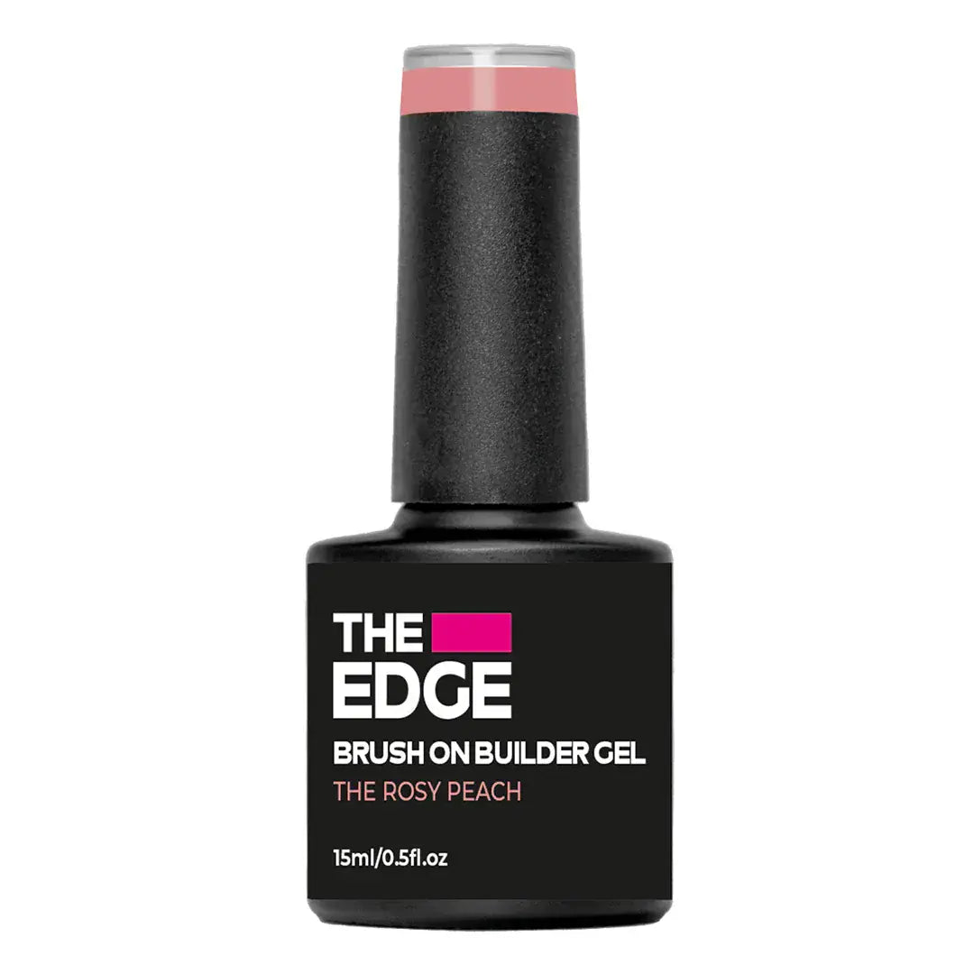 The Edge The Rosy Peach Brush On Builder Gel 15ml