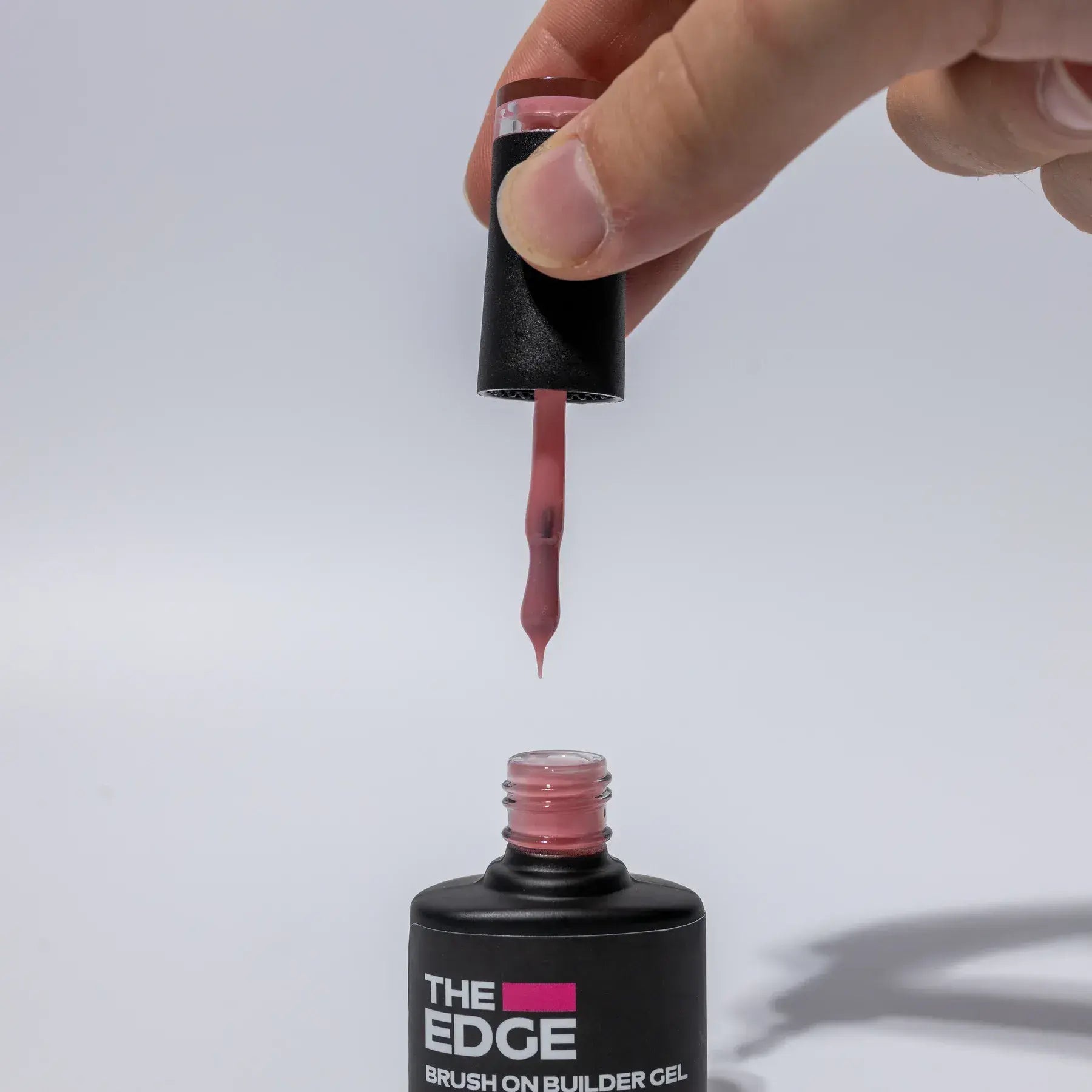 The Edge The Rosy Peach Brush On Builder Gel 15ml