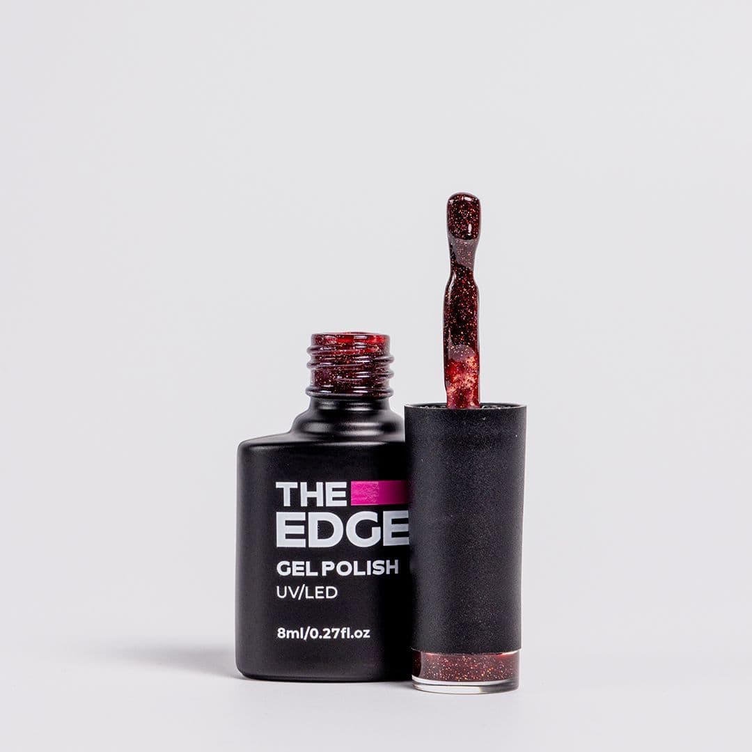 The Edge The Rouge Glitter Gel Polish 8ml