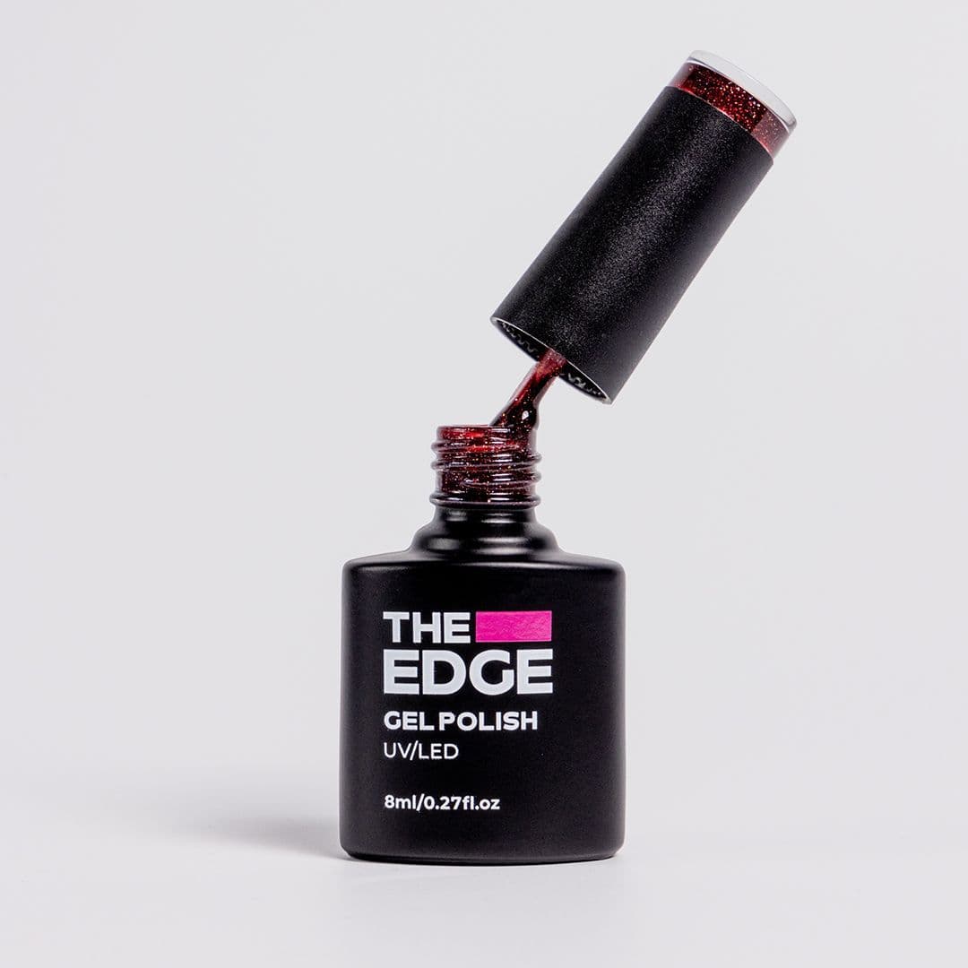 The Edge The Rouge Glitter Gel Polish 8ml