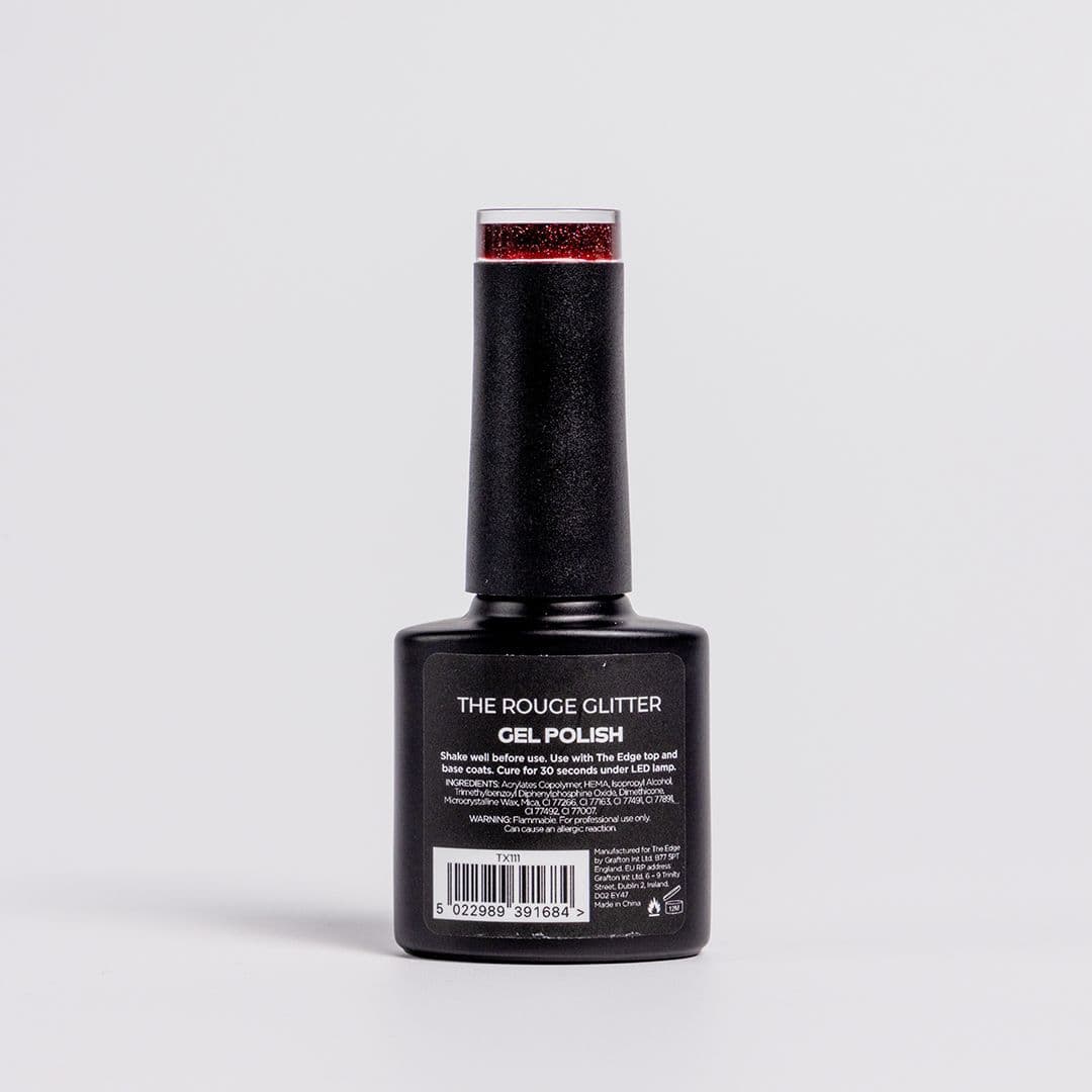 The Edge The Rouge Glitter Gel Polish 8ml