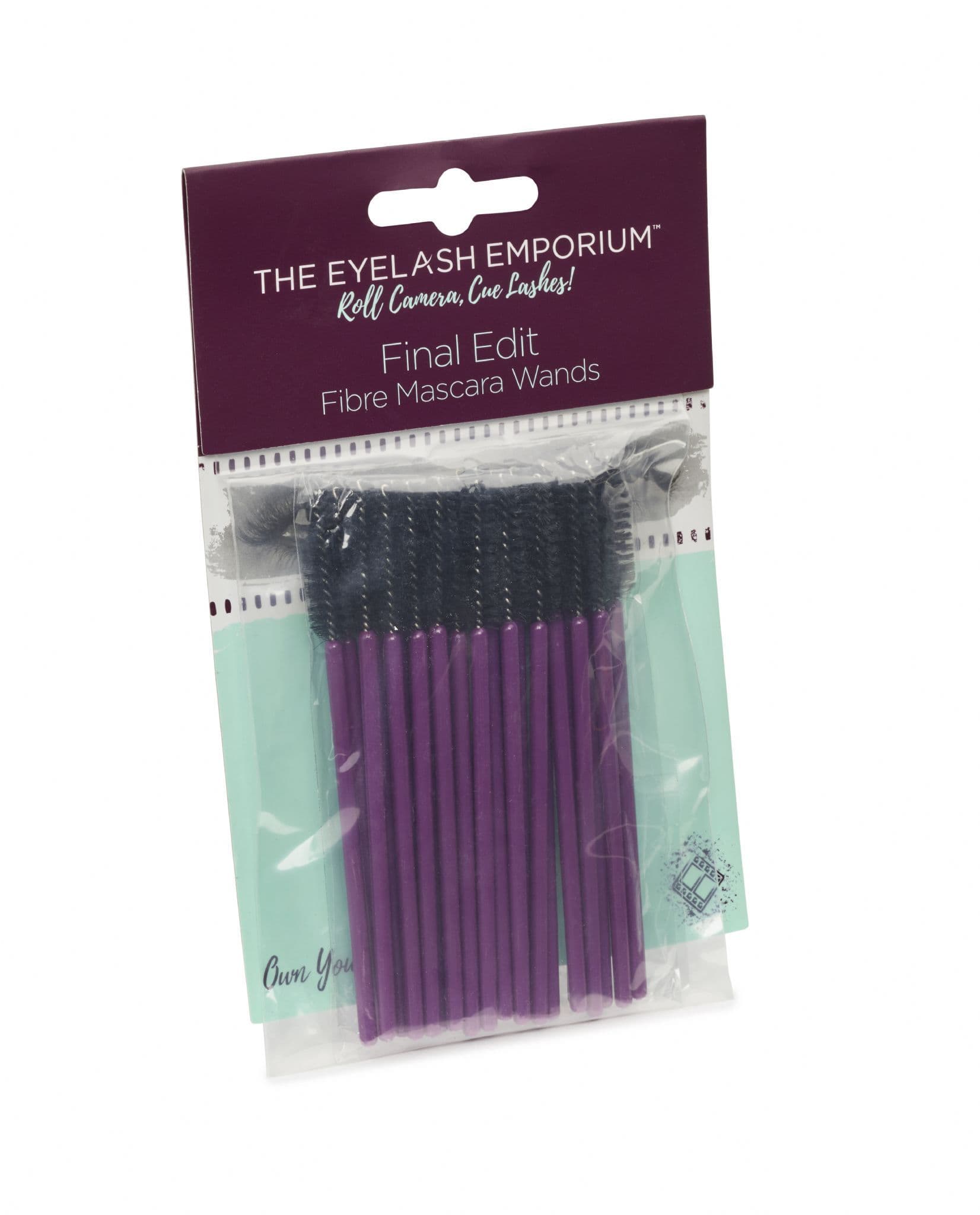The Eyelash Emporium Final Edit Mascara Wands, Purple 25pk