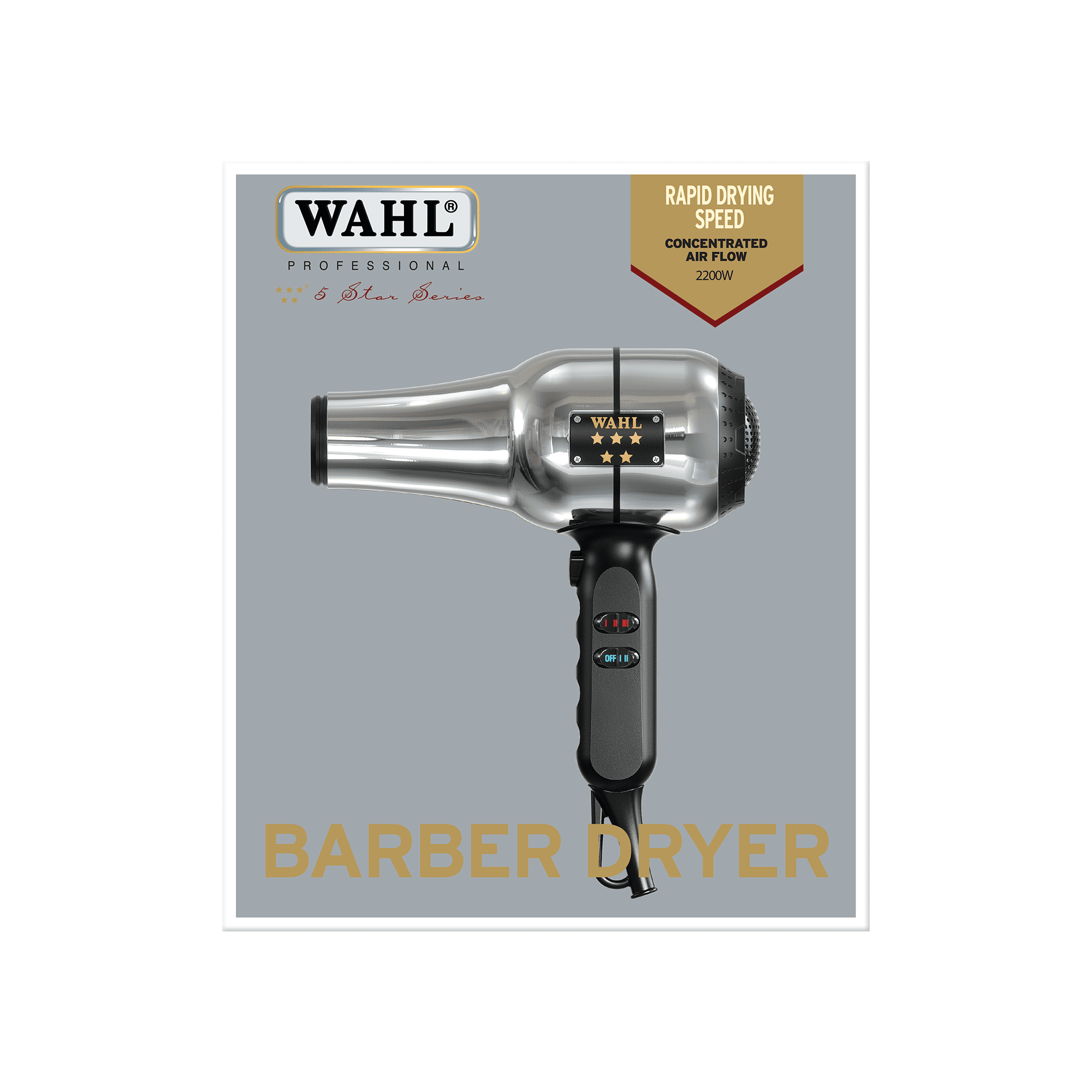 Wahl 5 Star Barber Hairdryer 2200w