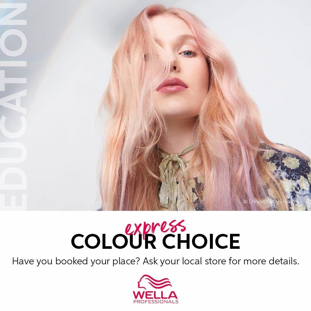 Wella Professional Express Colour Choice and Shinefinity Course